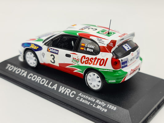 1/43 1999 Toyota Corolla WRC - Australia Rally - Sainz / Moya | Model Rally Car