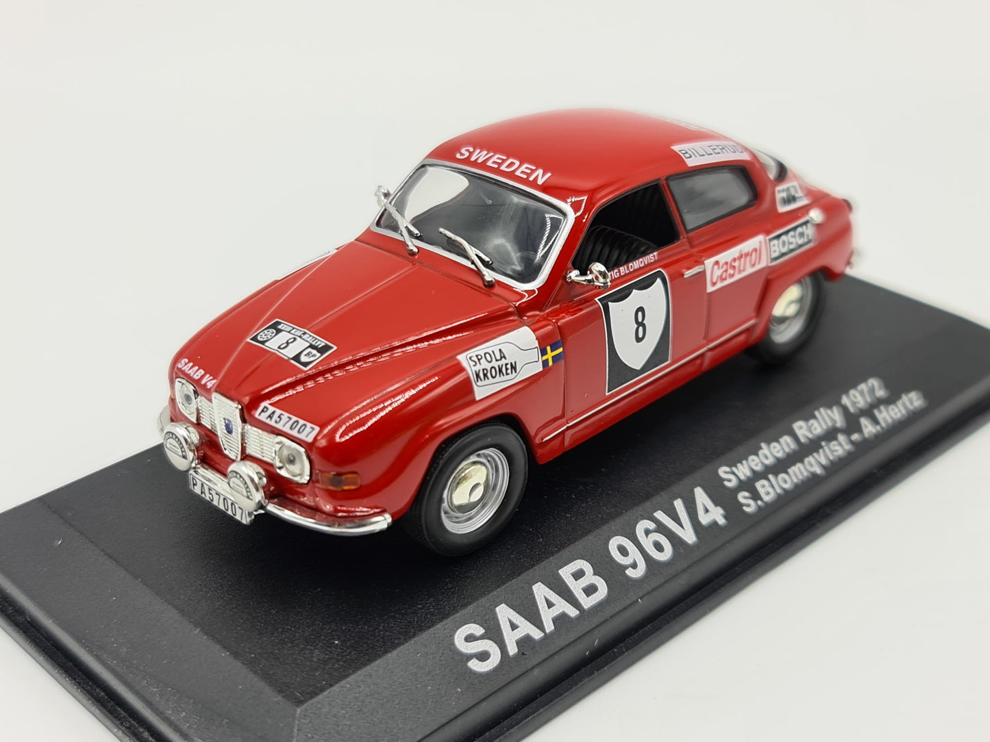 1/43 1972 Saab 96V4 - Sweden Rally - Blomqvist / Hertz