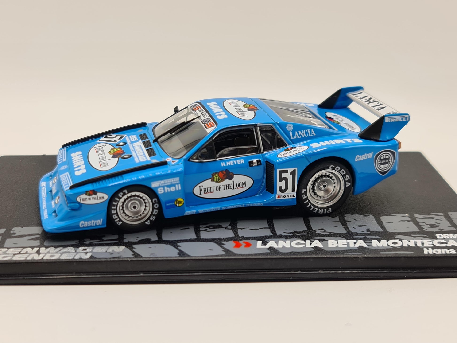 1/43 1980 Lancia Beta Montecarlo - DRM - Hans Heyer - IXO | Model Car