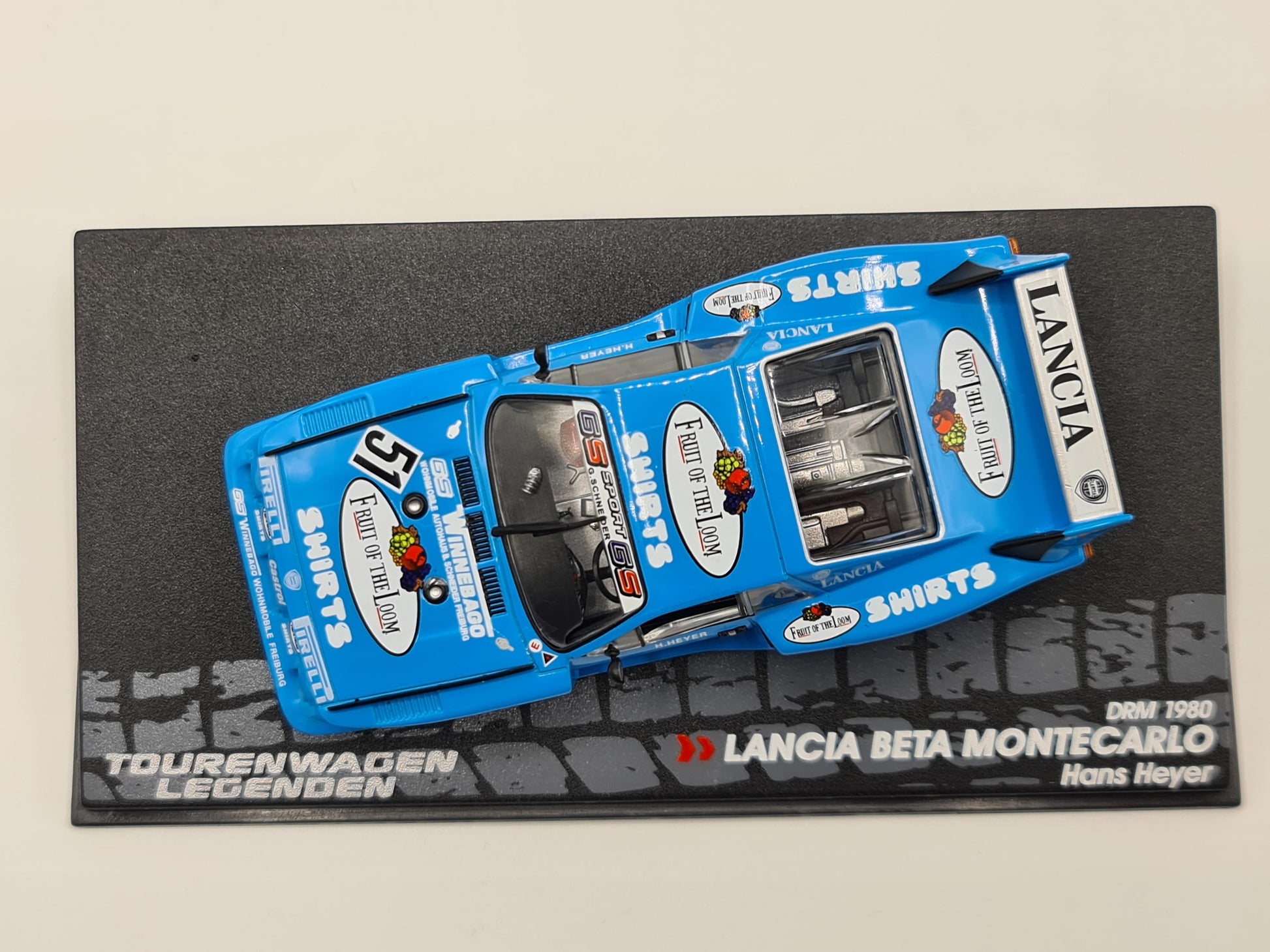 1/43 1980 Lancia Beta Montecarlo - DRM - Hans Heyer - IXO | Model Car