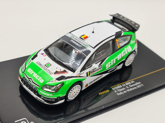 1/43 2011 Citroen C4 WRC #1 - Rally de Wallonie - Tsjoen / Chevaillier - IXO