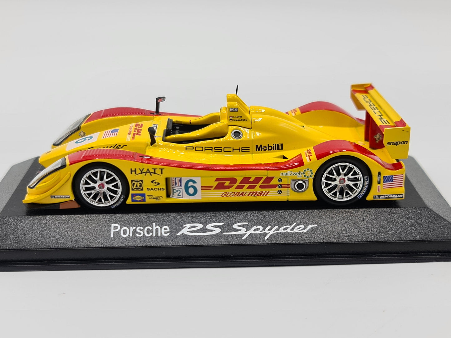1/43 2006 Porsche RS Spyder - ALMS - Luhr / Maassen - Minichamps