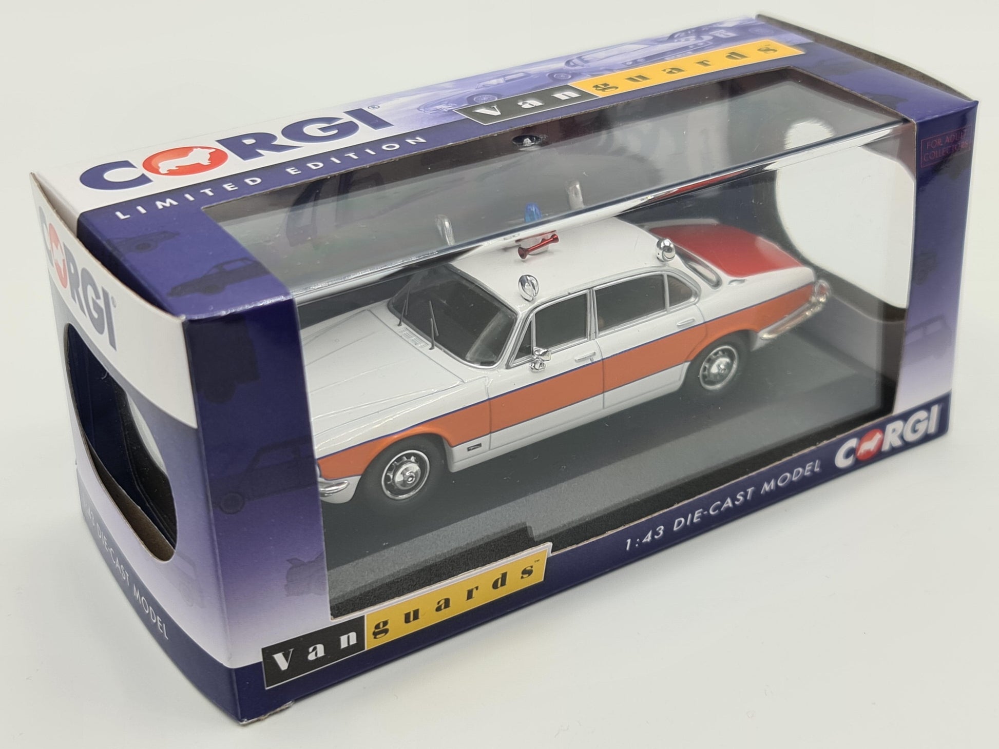 1/43 1976 Jaguar XJ6 Series 2 4.2 litre - British Police - Avon - Corgi Vanguards