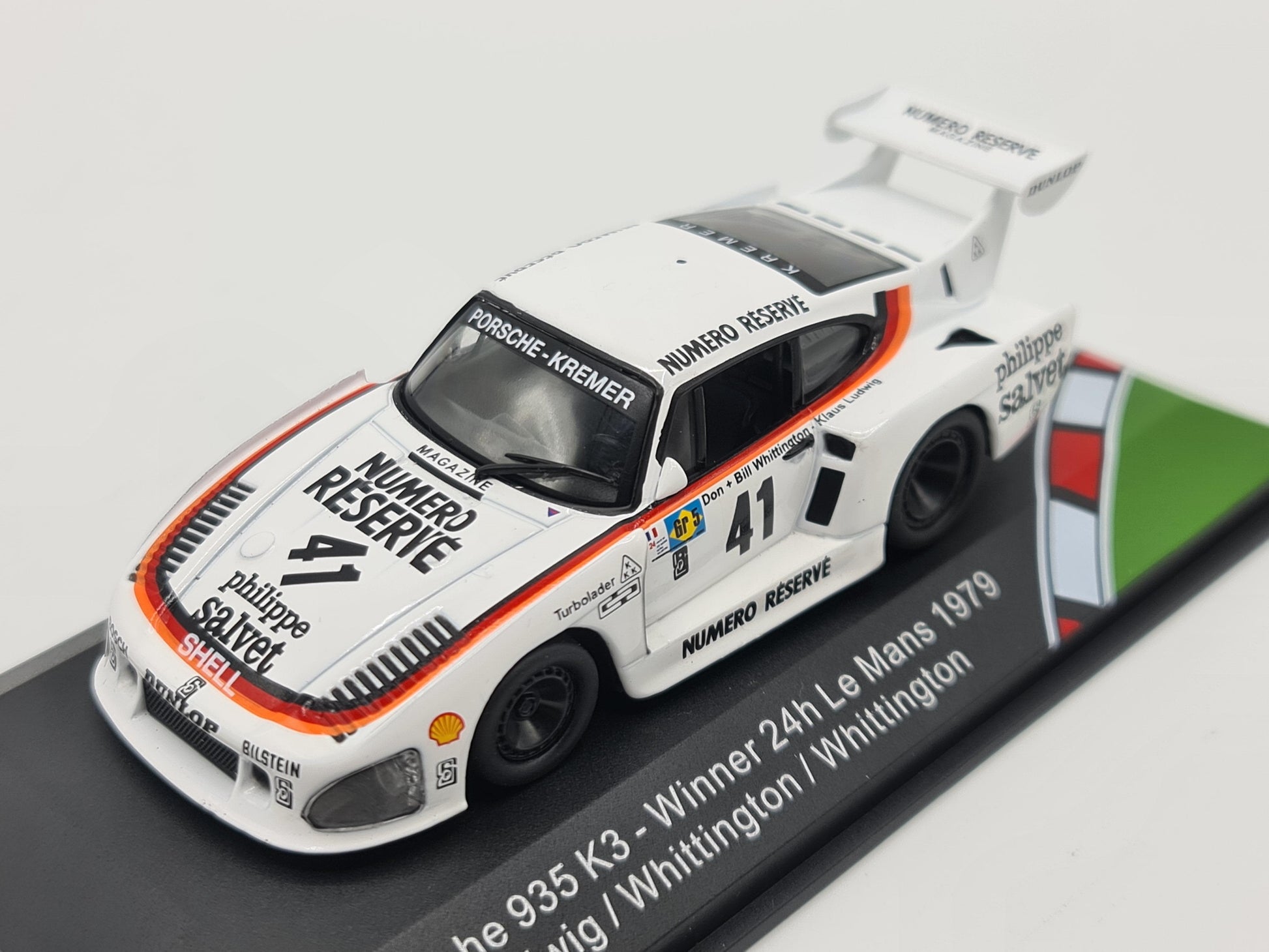 1/43 1979 Porsche 935 K3 - Ludwig / Whittington / Whittington - CMR