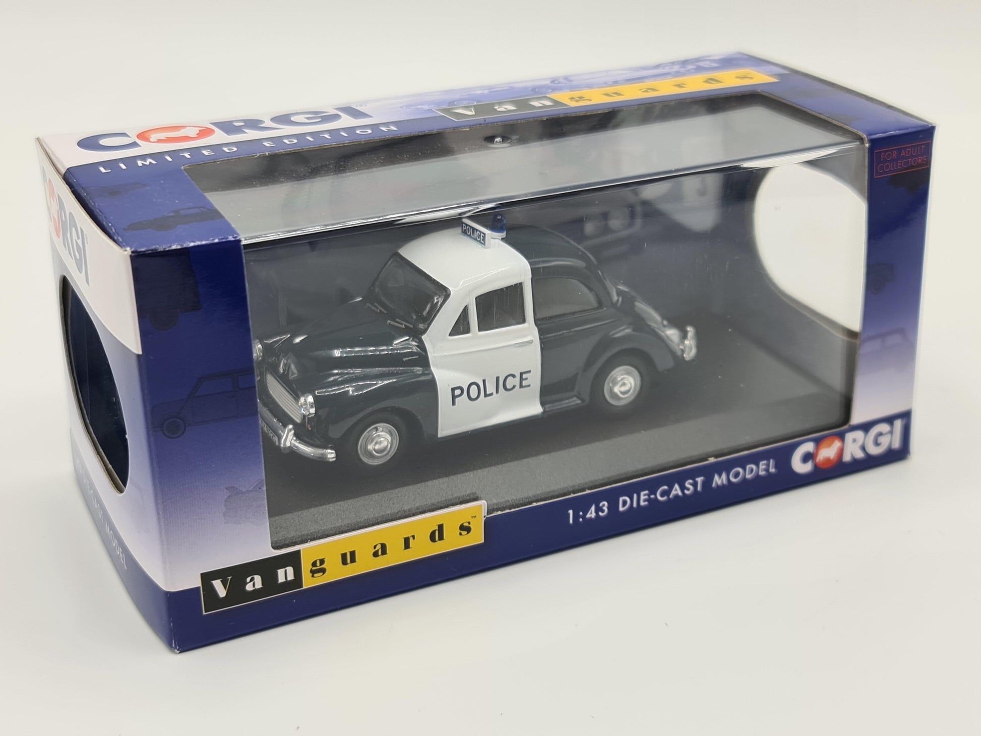 1/43 1968 Morris Minor - British Police - Edinburgh - Corgi Vanguards | Model Car