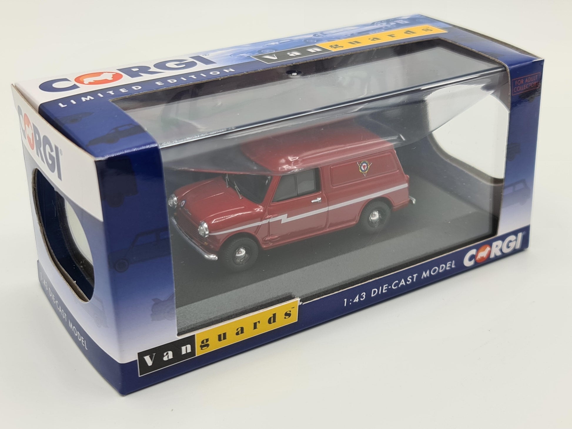 1/43 1970 Morris Mini Van - Red Arrows - Corgi Vanguards | Model Car