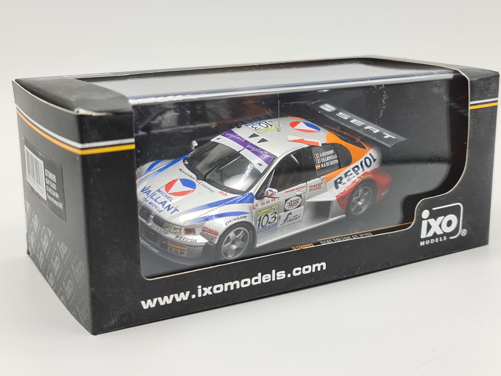 1/43 2003 Seat Toledo GT - 24h Spa - Defourny / de Castro / Lavieille