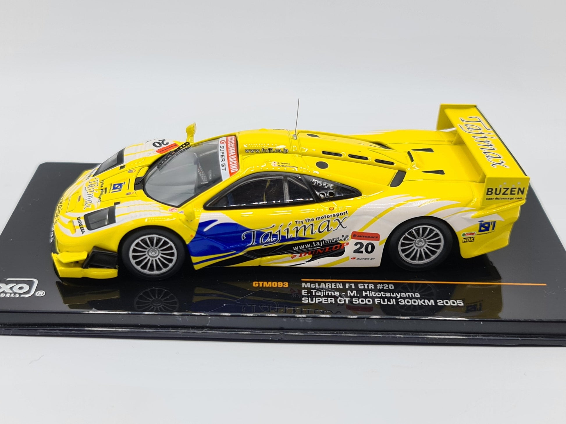 1/43 2005 McLaren F1 GTR - Super GT 500 Fuji 300km - Tajima / Hitotsuyama - IXO | Model Car