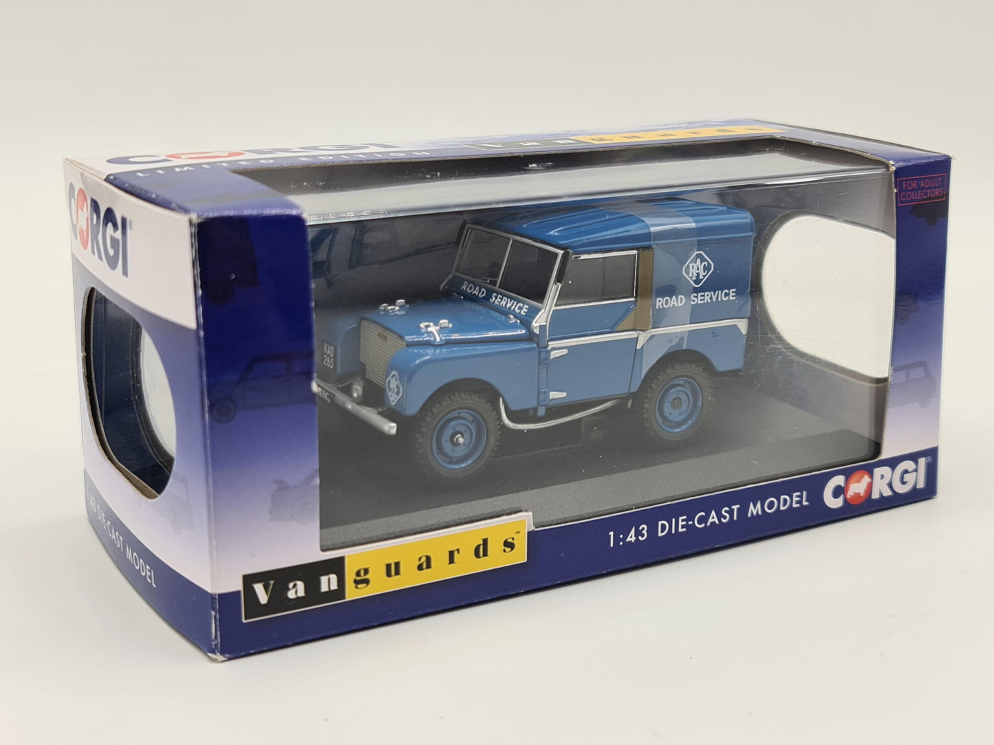 1/43 1950 Land Rover Series 1 80 (RAC) - Corgi Vanguards