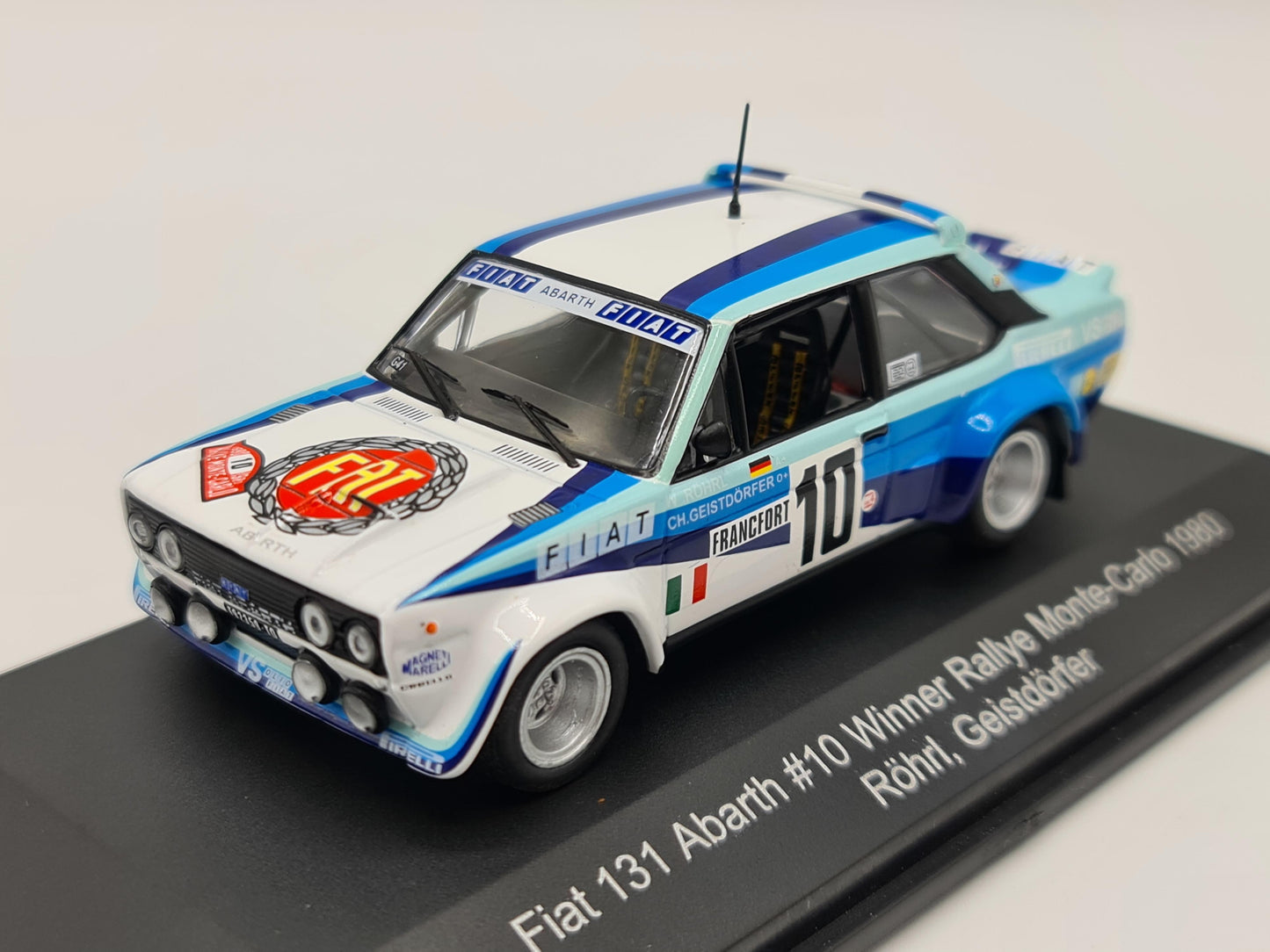 1/43 1980 Fiat 131 Abarth - Monte Carlo Rally - Rohrl / Geistdorfer - CMR