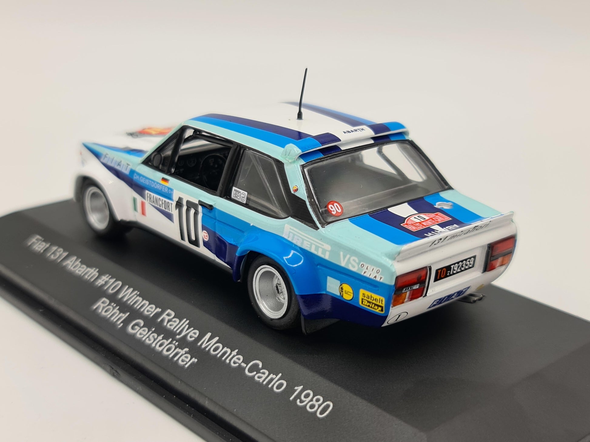 1/43 1980 Fiat 131 Abarth - Monte Carlo Rally - Rohrl / Geistdorfer - CMR