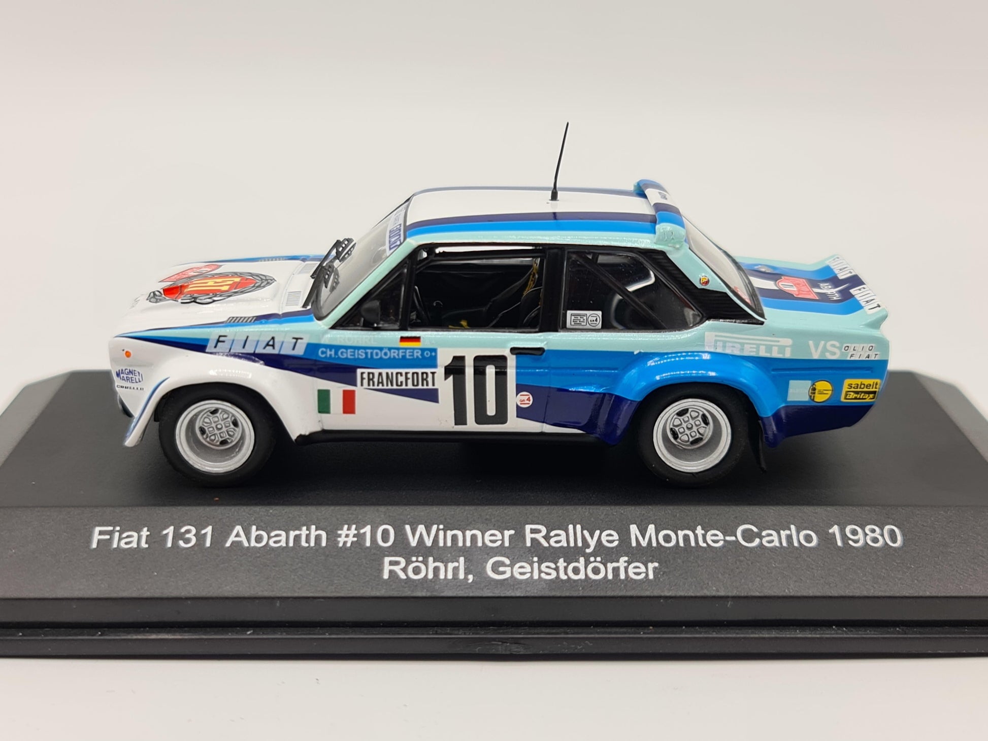 1/43 1980 Fiat 131 Abarth - Monte Carlo Rally - Rohrl / Geistdorfer - CMR