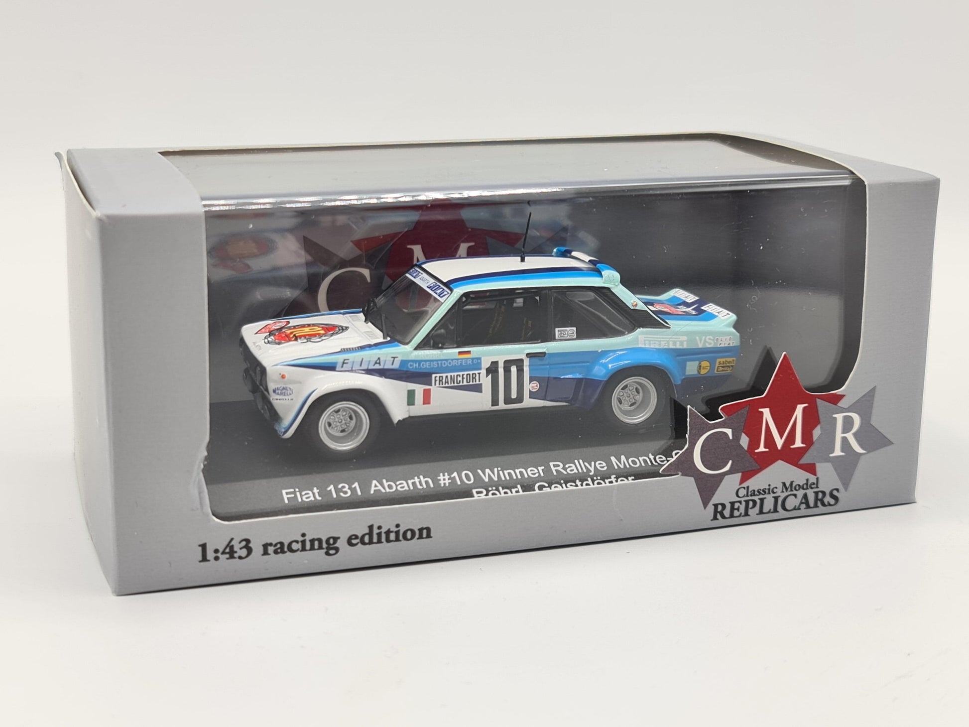 1/43 1980 Fiat 131 Abarth - Monte Carlo Rally - Rohrl / Geistdorfer - CMR