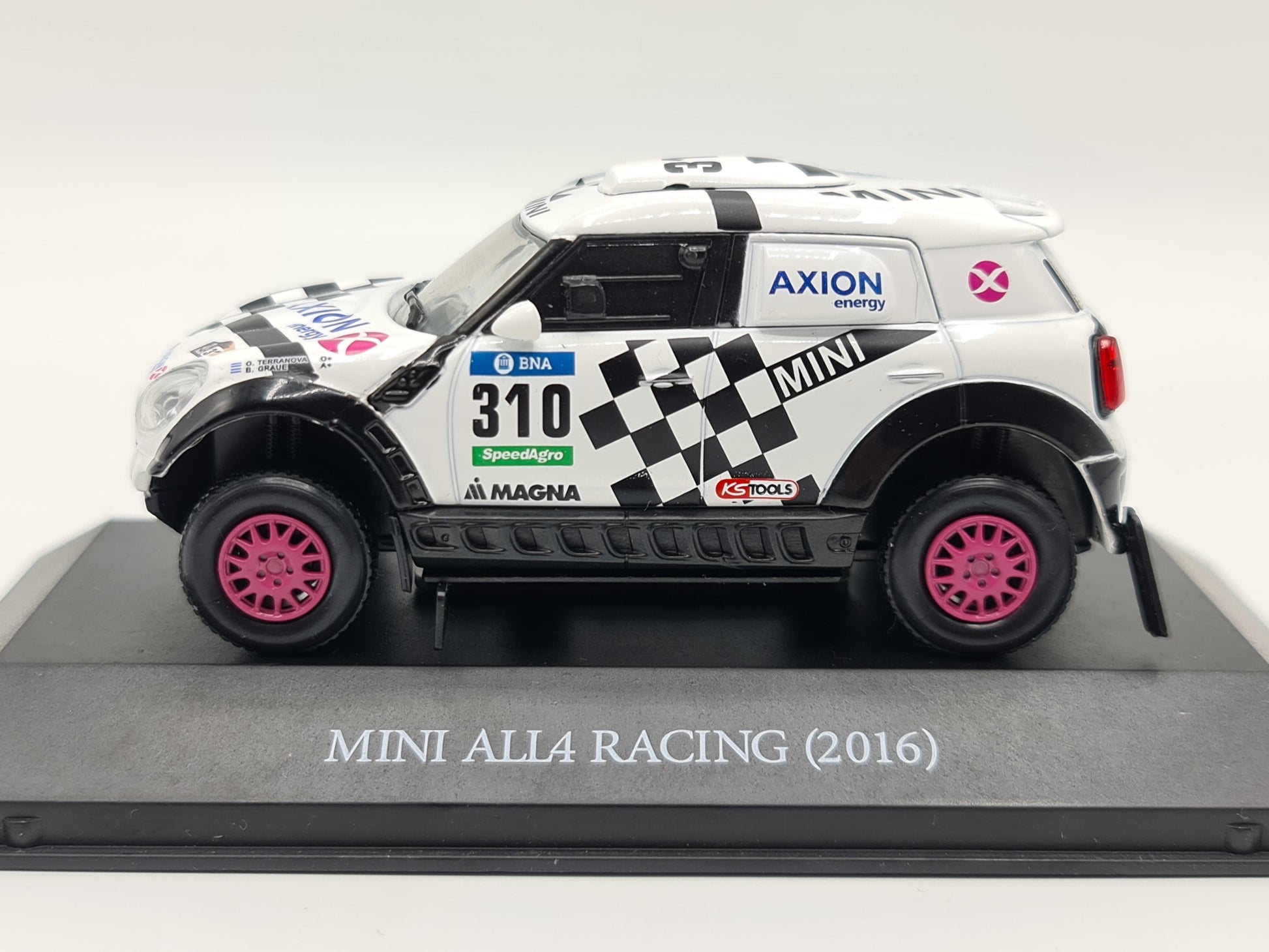 1/43 2016 Mini All 4 Racing - Dakar Rally - Terranova / Graue