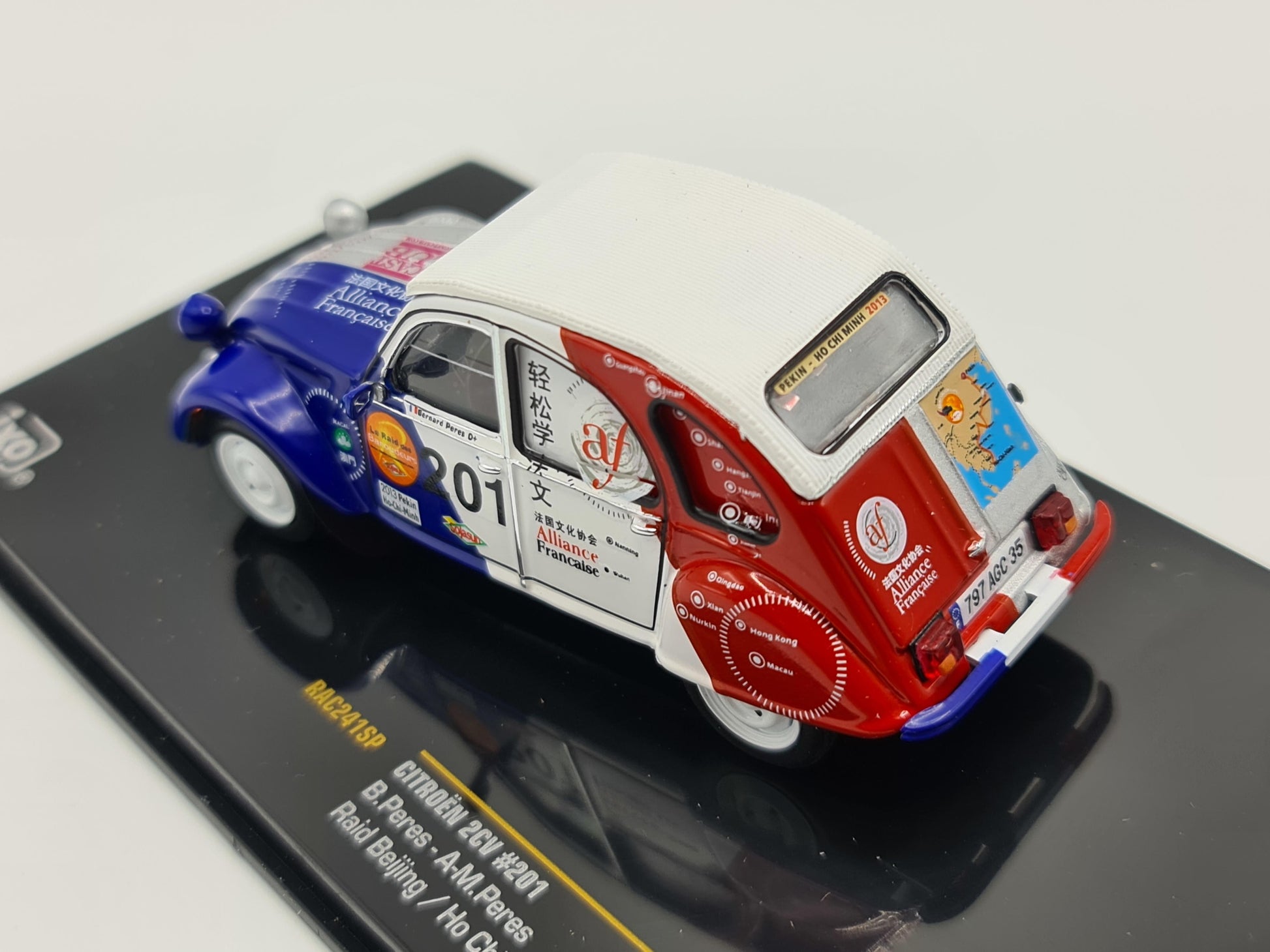 1/43 2013 Citroen 2CV - Raid Beijing - Ho Chi Minh - Peres / Peres | Model Car