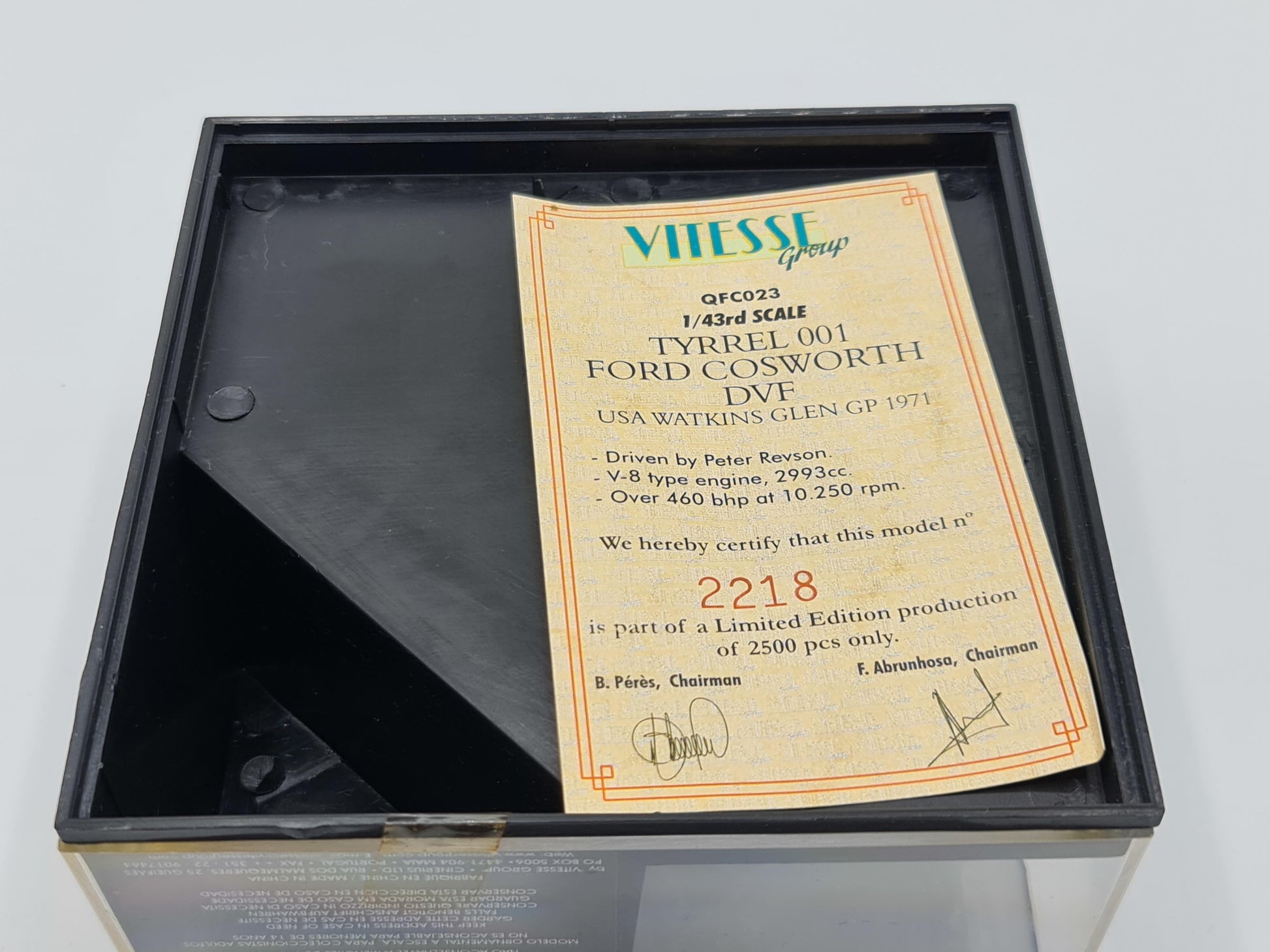 1/43 1971 Tyrrell 001 - Peter Revson - Quartzo | Model Car