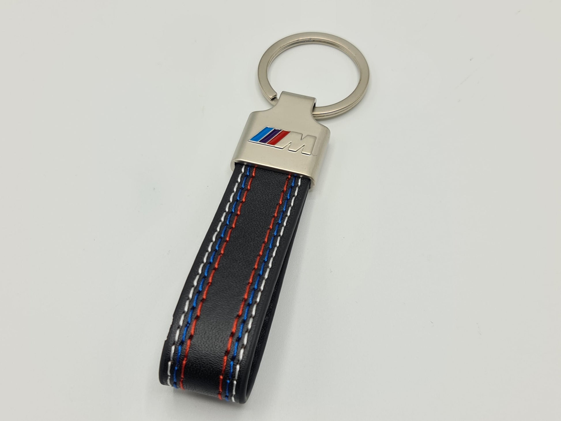 BMW Motorsport "M" Logo Keyring - Leather