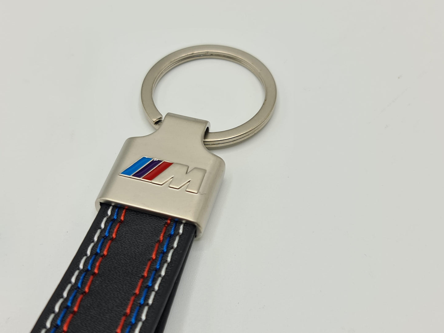 BMW Motorsport "M" Logo Keyring - Leather