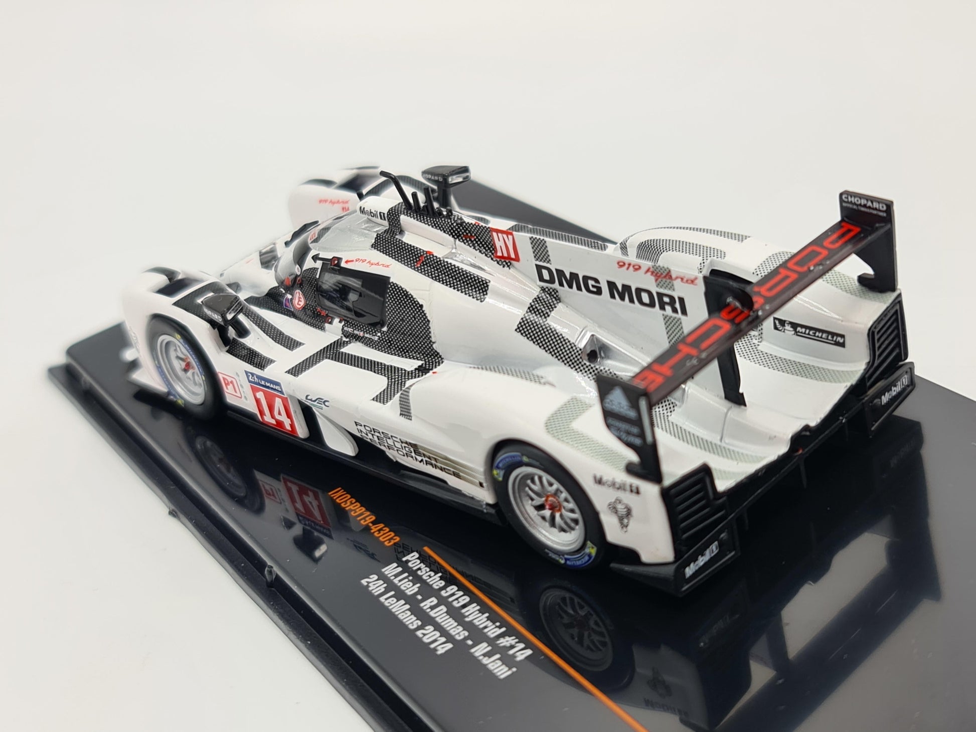 1/43 2014 Porsche 919 Hybrid - Lieb / Dumas / Jani | Model Le Mans Car