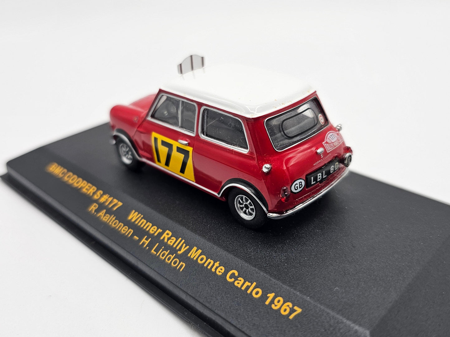 1/43 1967 Morris Mini Cooper S - Monte Carlo Rally - Aaltonen / Liddon