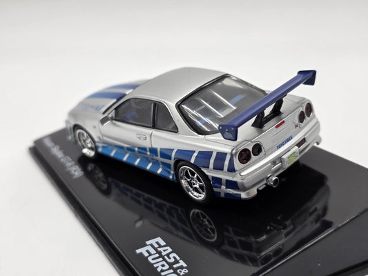 1/43 1999 Nissan Skyline GT-R R34 - Fast & Furious | Model Car