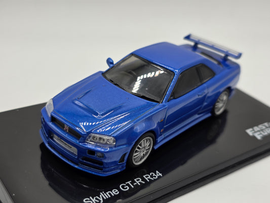 1/43 2000 Nissan Skyline GT-R R34 - Fast & Furious | Model Car