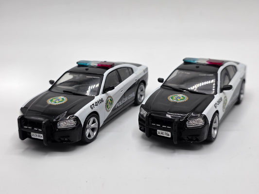 1/43 2011 Dodge Charger Police Car Twin Pack - Fast & Furious