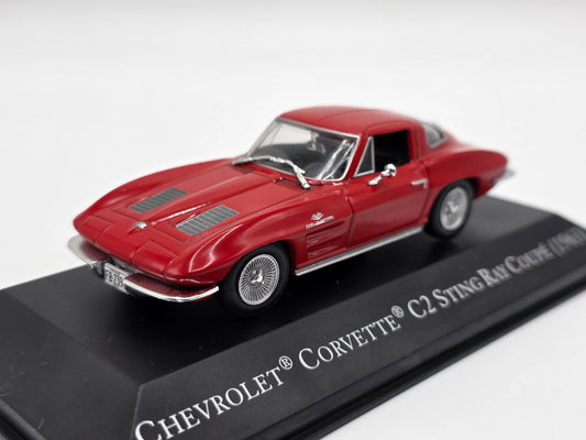 1/43 1963 Chevrolet Corvette C2 Stingray Coupe | Model Car | American Car Collection