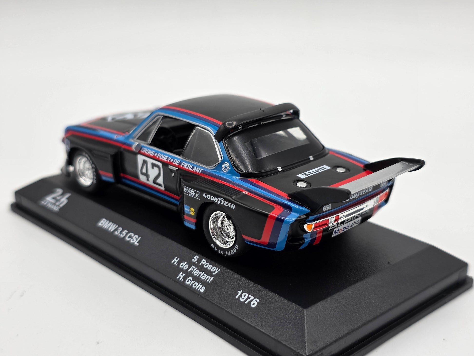 1/43 1976 BMW 3.5 CSL - Grohs / Posey / de Fierlandt | Model Le Mans Car
