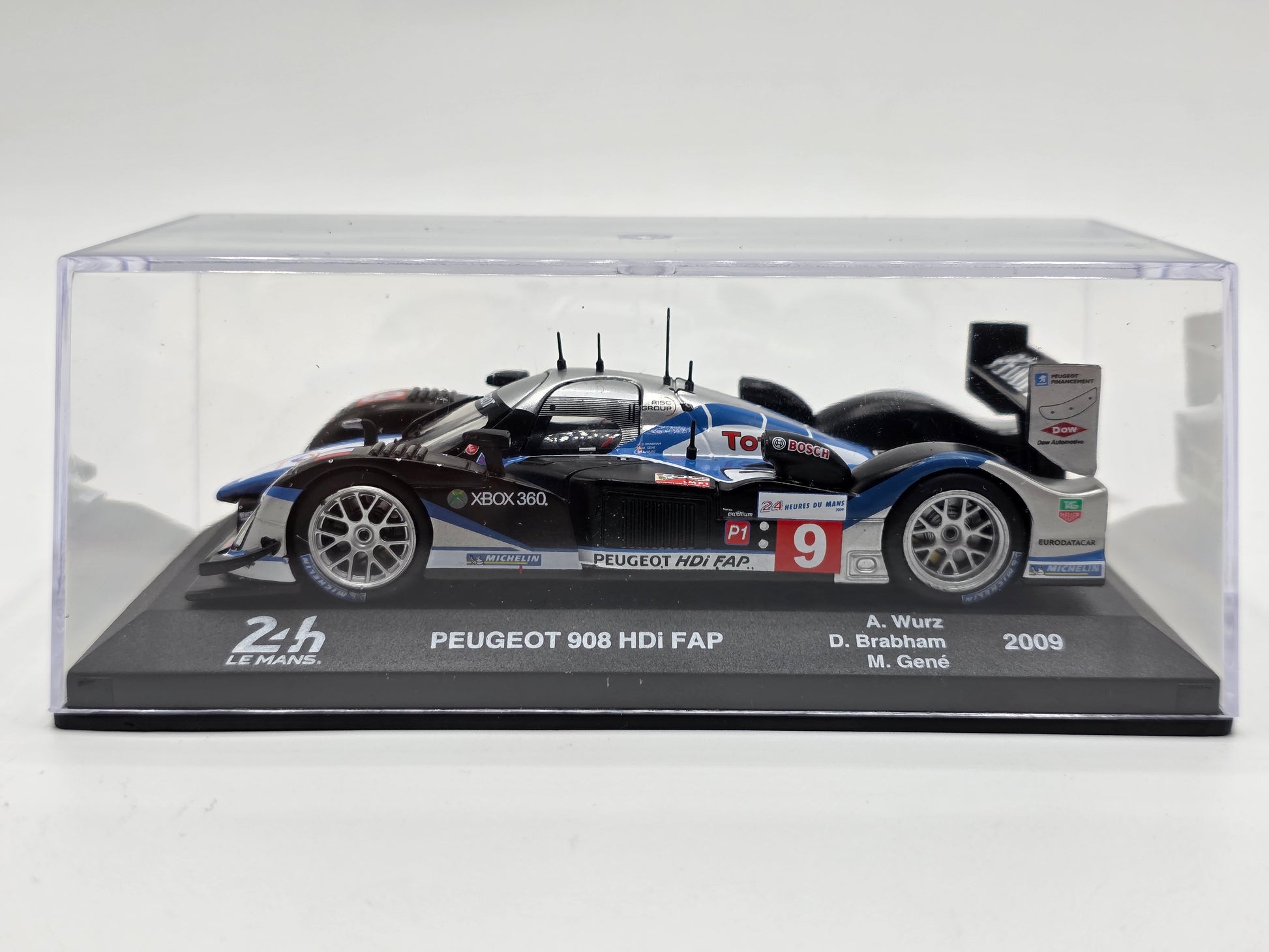 1/43 2009 Peugeot 908 HDI FAP - Brabham / Gene / Wurz | Model Car