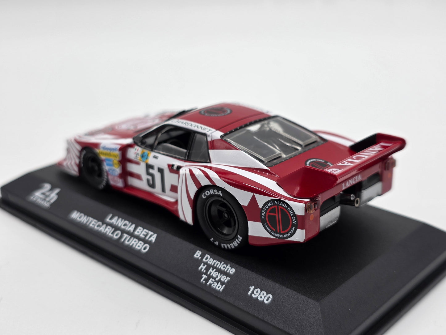 1/43 1980 Lancia Beta Montecarlo Turbo - Heyer / Fabi / Darniche | Model Le Mans Car