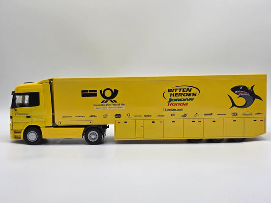 1/43 2001 Mercedes Actros Transporter Truck - Jordan F1 Team