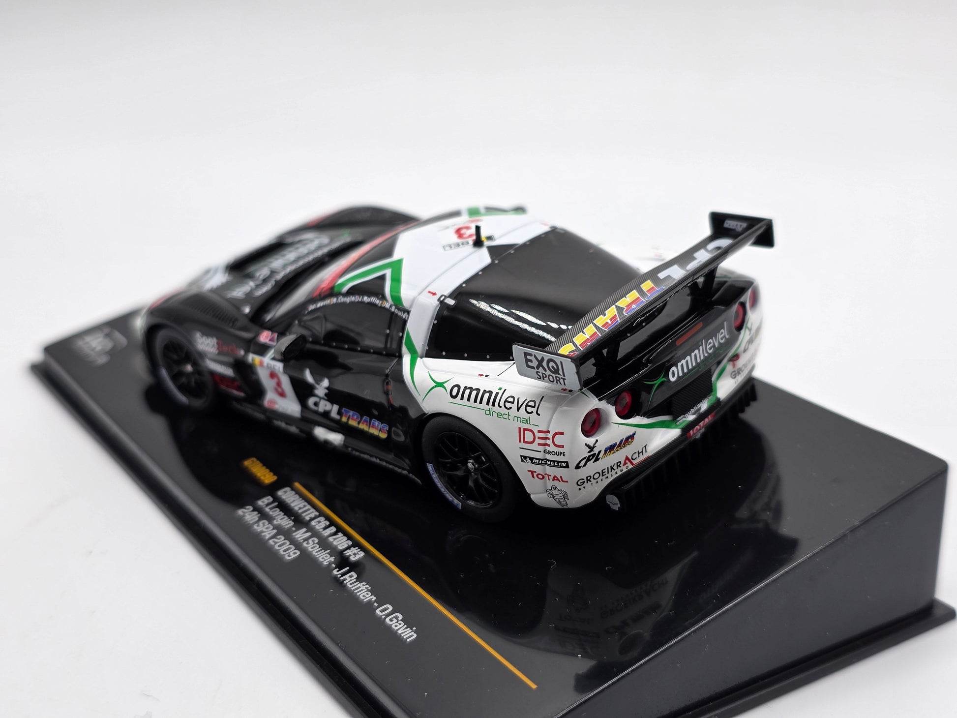 1/43 2009 Chevrolet Corvette C6R - 24h Spa - Longin / Soulet / Ruffier / Gavin | Model Car