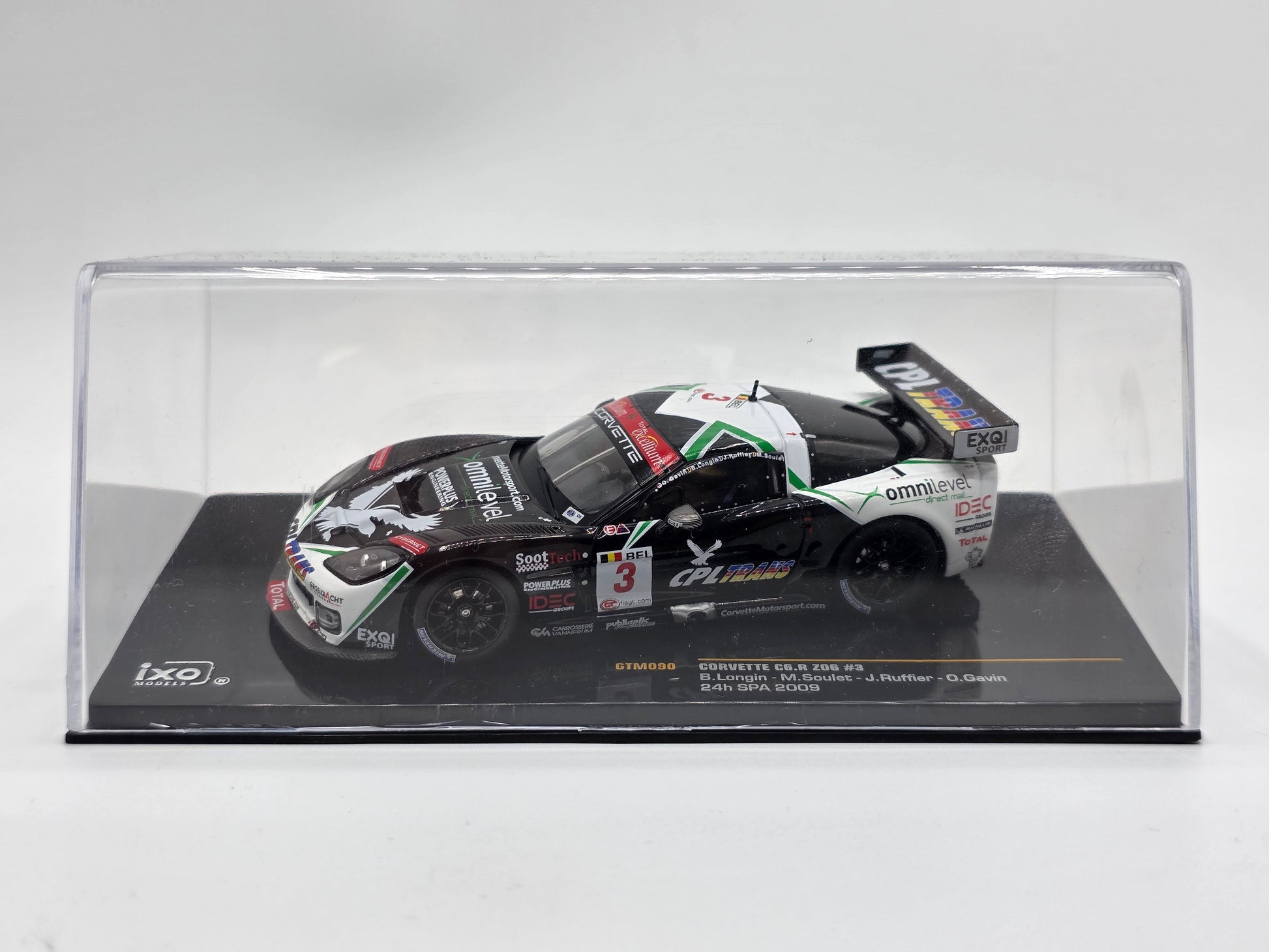 1/43 2009 Chevrolet Corvette C6R - 24h Spa - Longin / Soulet / Ruffier / Gavin | Model Car