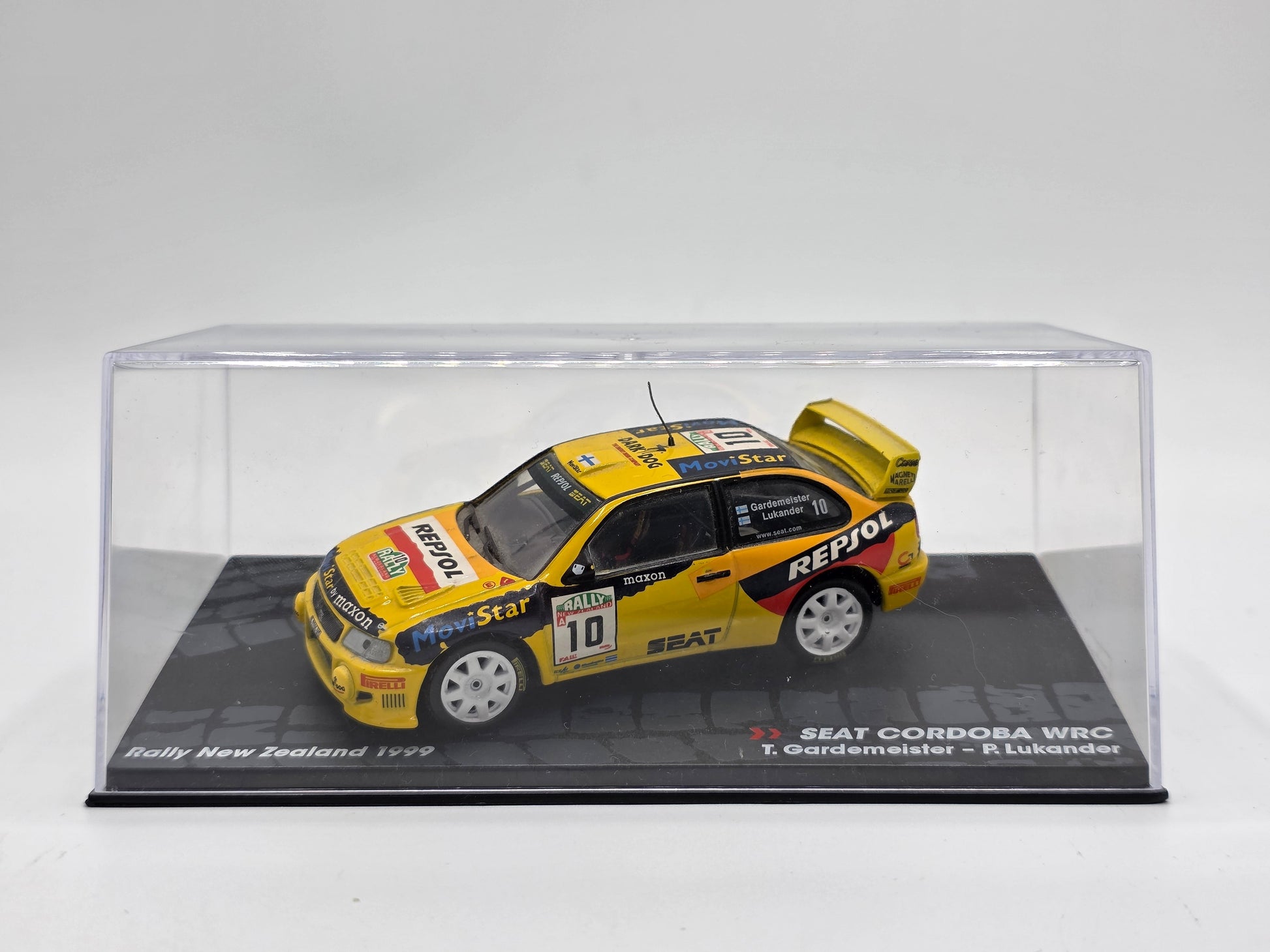 1/43 1999 Seat Cordoba WRC - Rally New Zealand - Gardemeister / Lukander | Model Rally Car