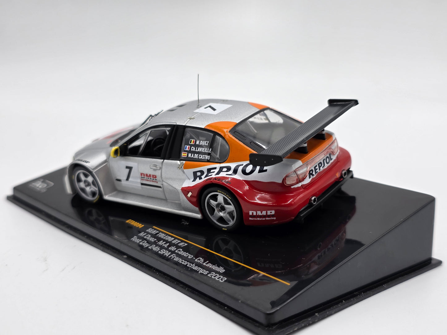 1/43 2003 Seat Toledo GT - 24h Spa - Duez / de Castro / Lavieille | Model Car