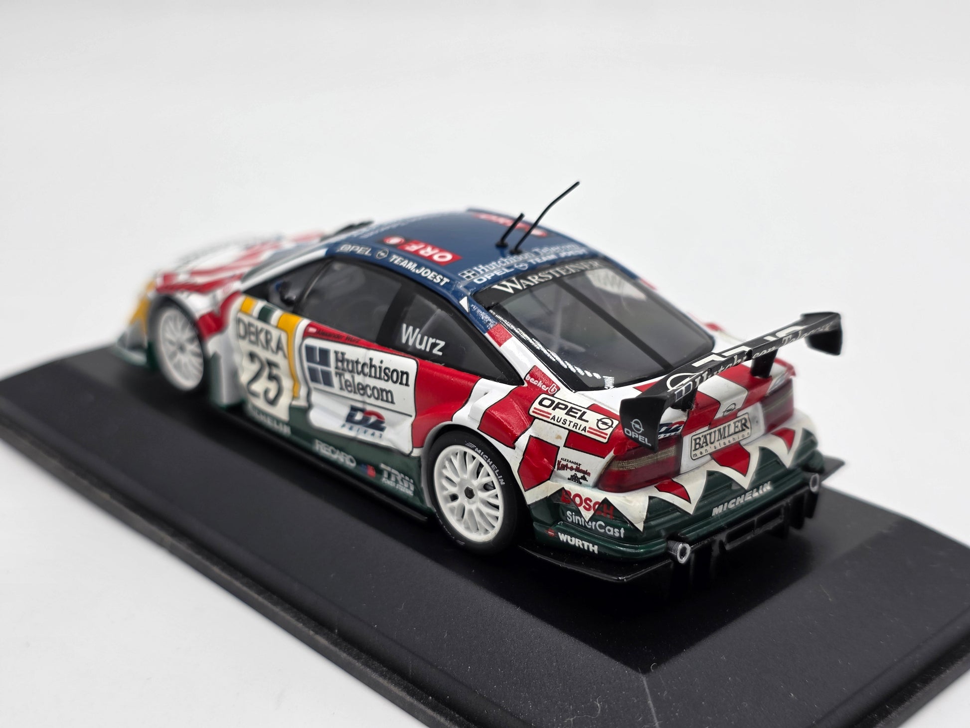 1/43 1996 Opel Calibra - DTM/ITC - Alexander Wurz - Minichamps | Model Car