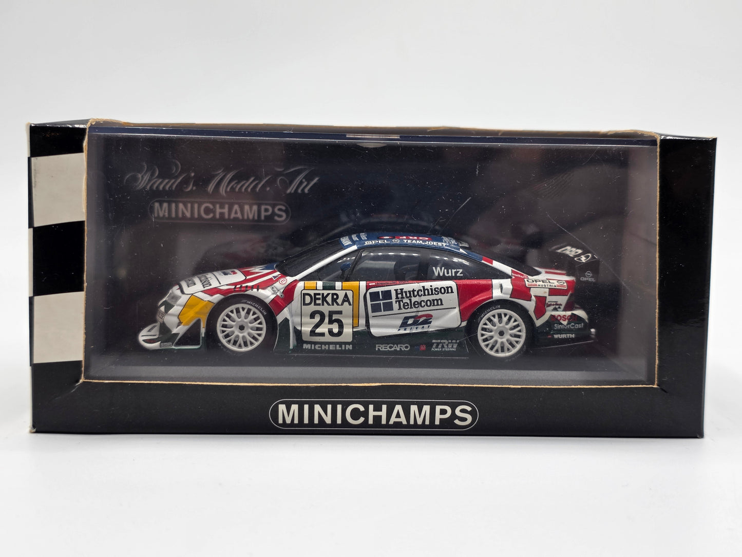 1/43 1996 Opel Calibra - DTM/ITC - Alexander Wurz - Minichamps | Model Car