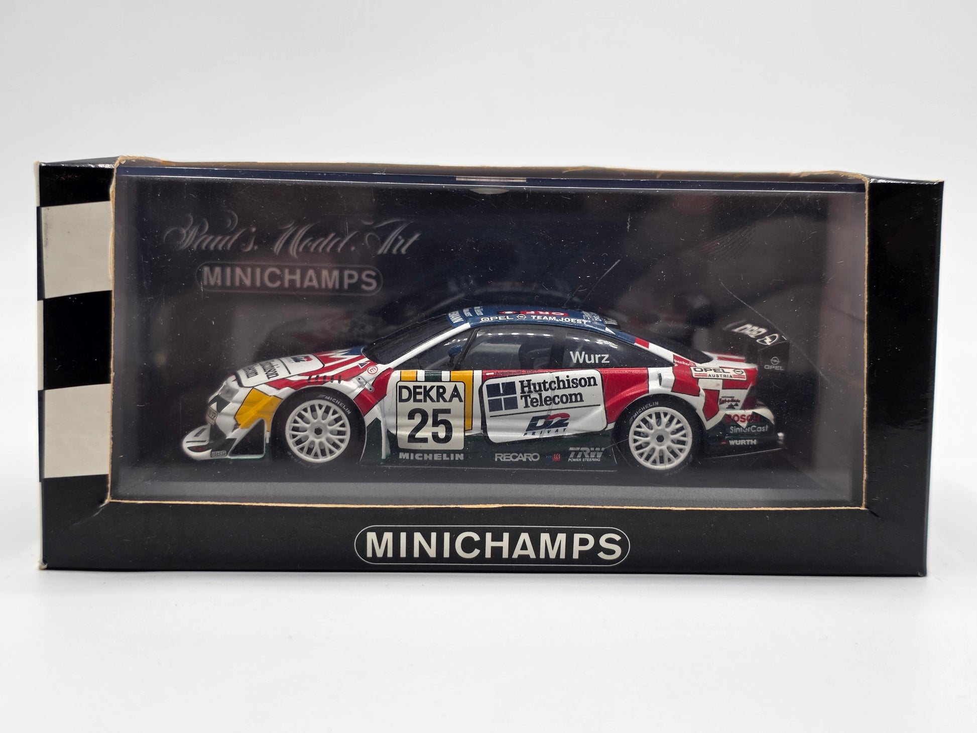 1/43 1996 Opel Calibra - DTM/ITC - Alexander Wurz - Minichamps | Model Car