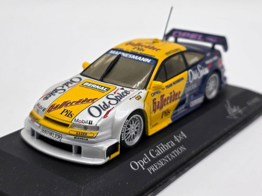 1/43 1995 Opel Calibra - DTM - Klaus Ludwig - Minichamps | Model Car
