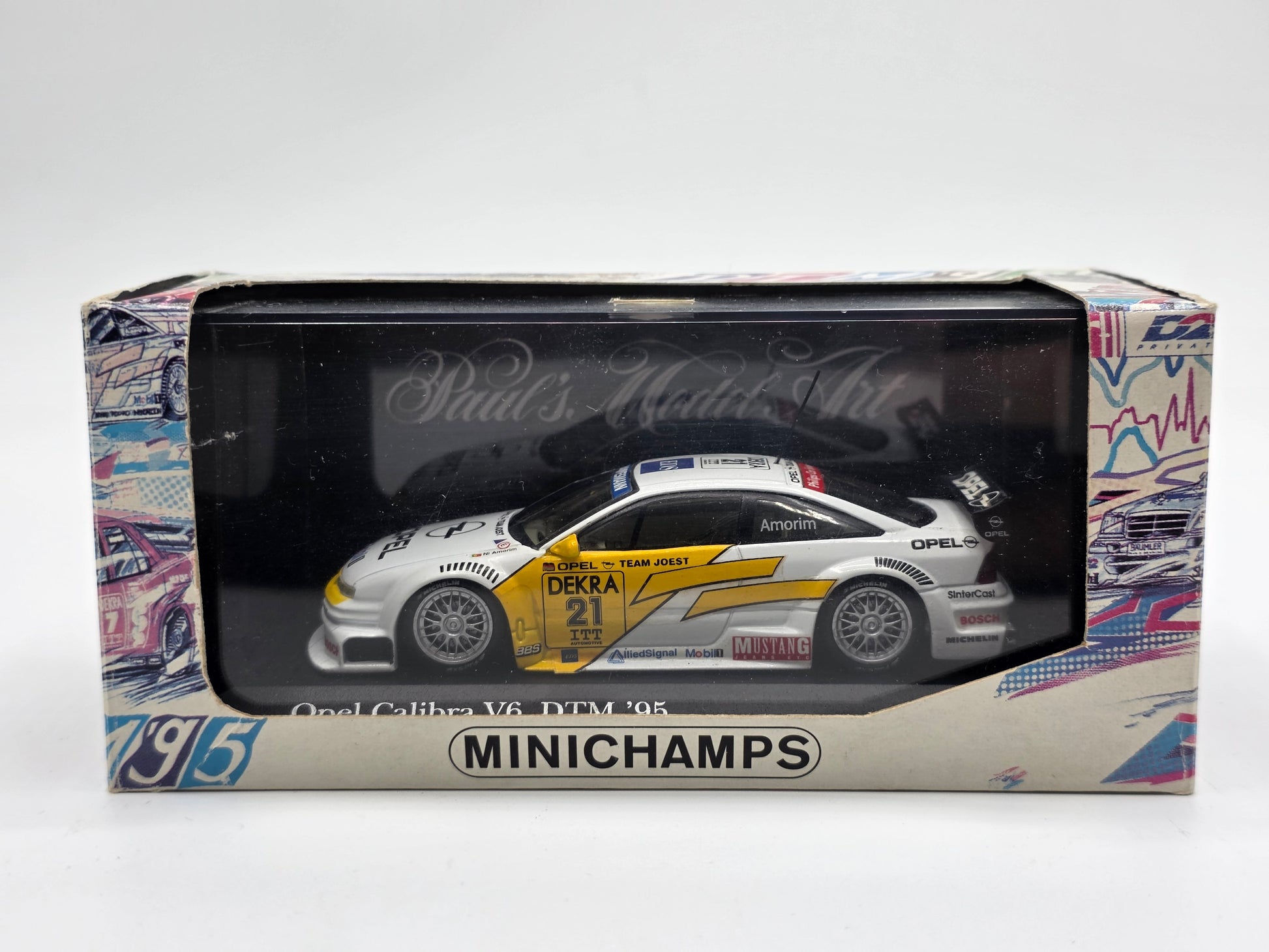 1/43 1995 Opel Calibra - DTM - Ni Amorim - Minichamps | Model Car