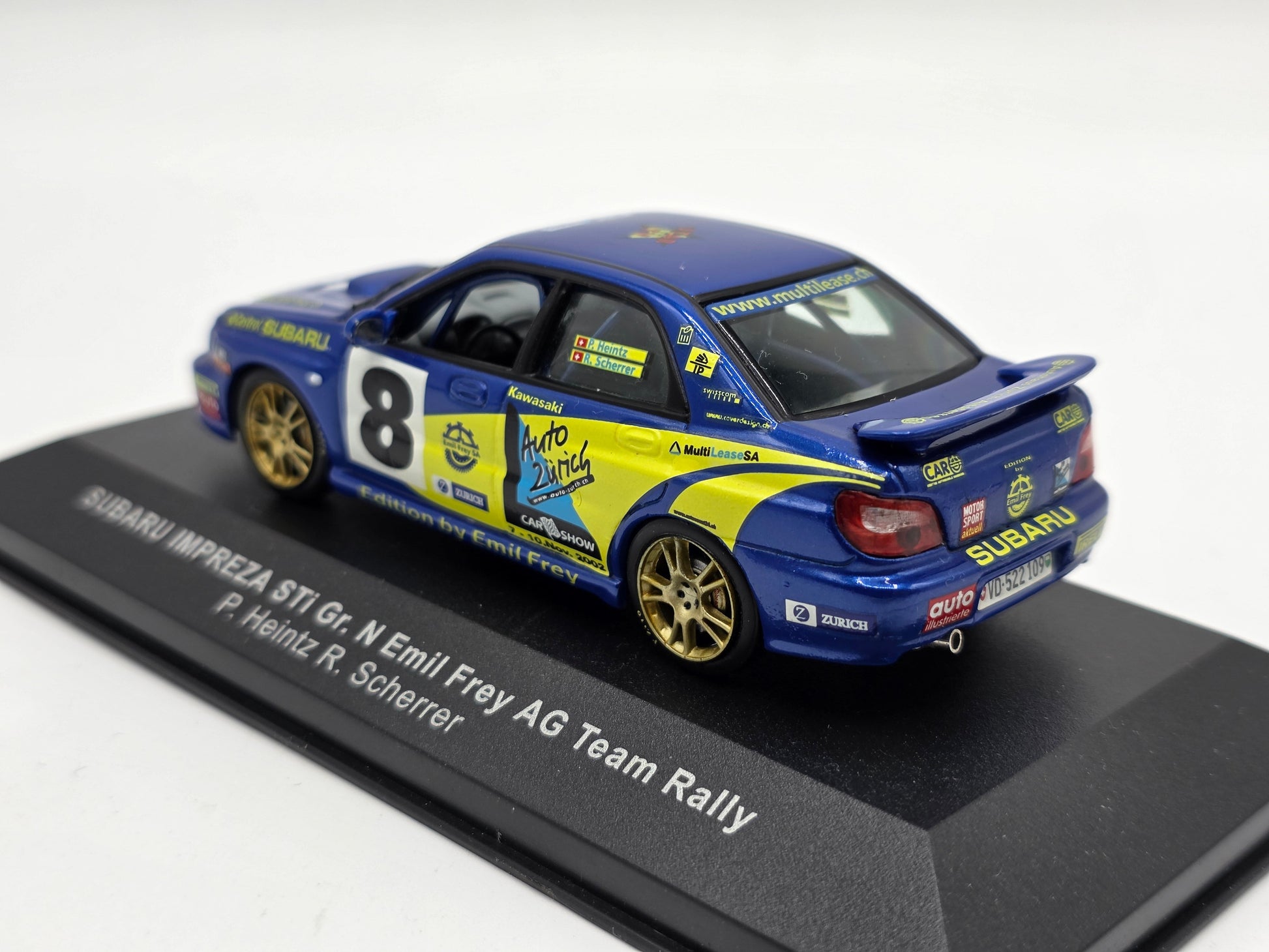 1/43 2003 Subaru STi - Heintz / Scherrer - IXO | Model Rally Car