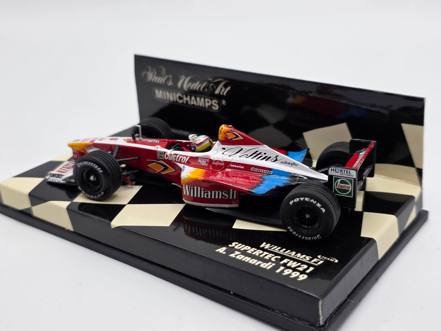 1/43 1999 Williams FW21 - Alex Zanardi - Minichamps | Model F1 Car