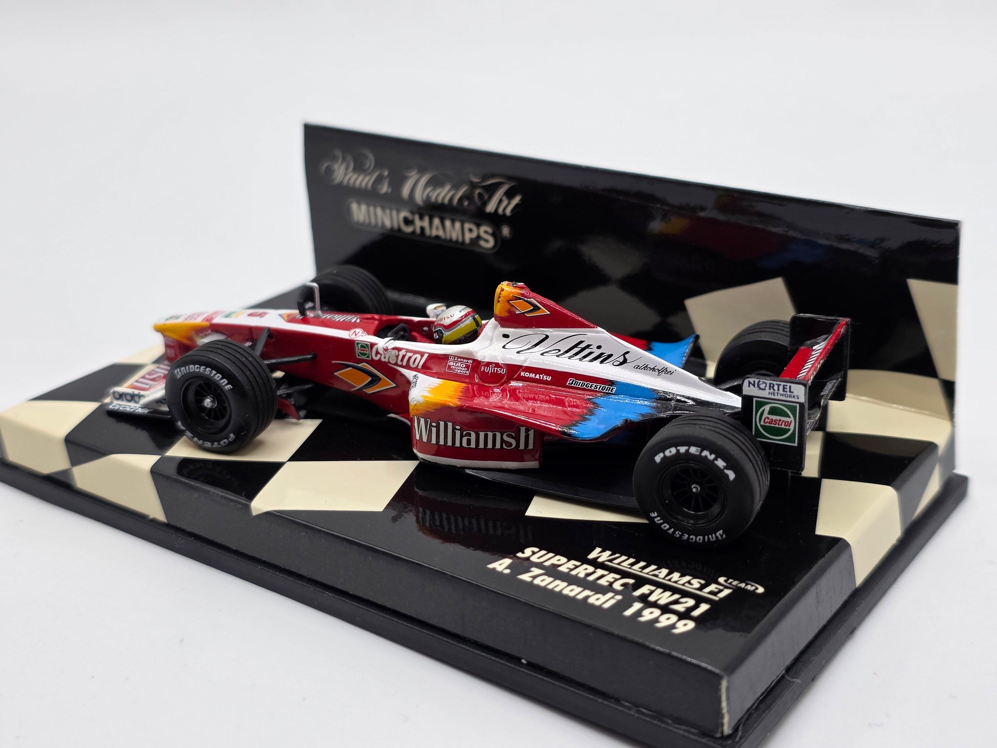 1/43 1999 Williams FW21 - Alex Zanardi - Minichamps | Model F1 Car