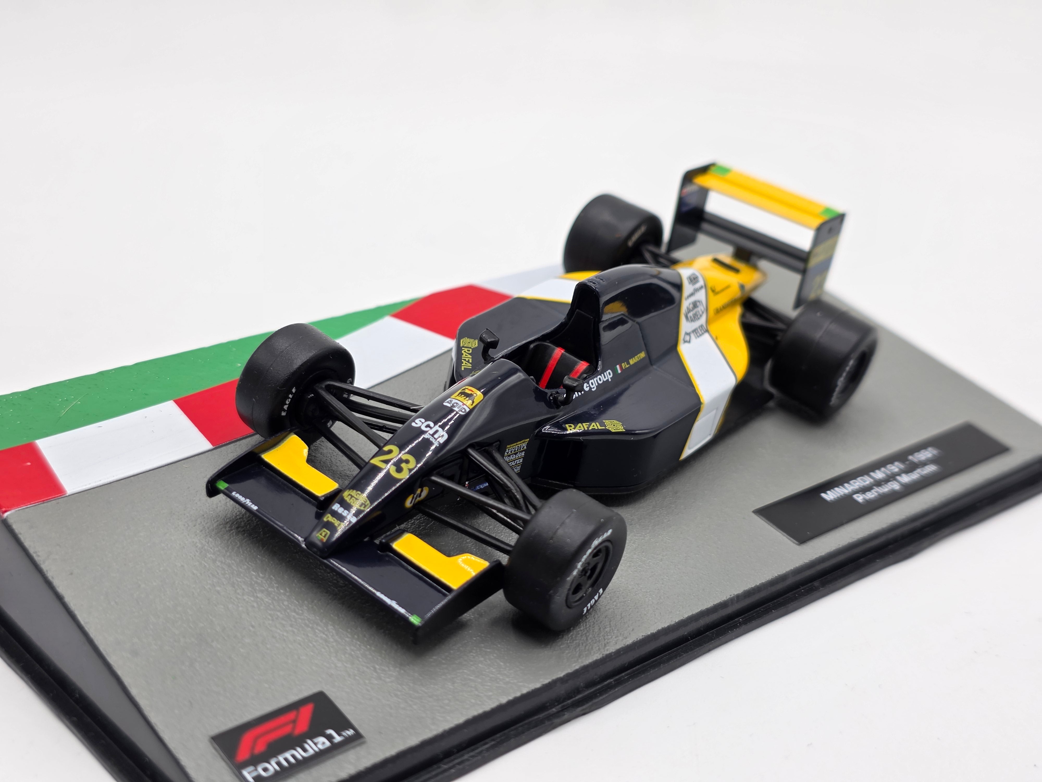 1/43 1991 Minardi M191 - Pierluigi Martini | Model F1 Car - Obsessed ...