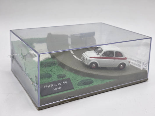 1/43 1957 Fiat Nuova 500 Sport - with diorama | Model Car