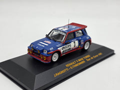 1/43 1985 Renault 5 Maxi Turbo - Tour de Corse - Ragnotti / Thimonier | IXO Model Rally Car