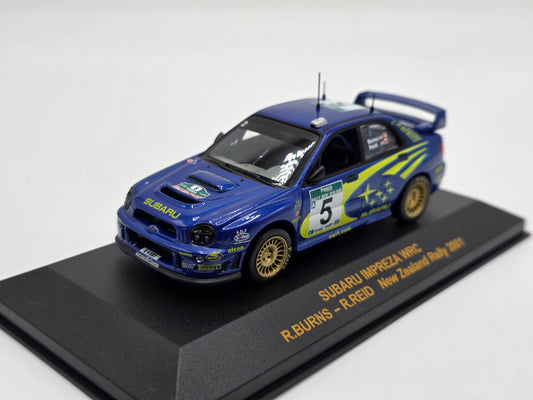 1/43 2001 Subaru Impreza WRC - New Zealand Rally - Burns / Reid | IXO Model Rally Car
