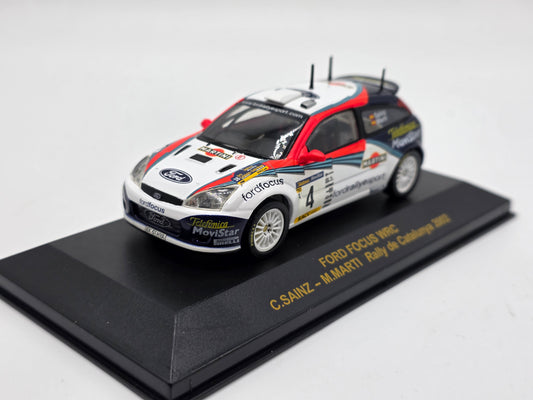 1/43 2002 Ford Focus WRC - Rally de Catalunya - Sainz / Marti | IXO Model Rally Car