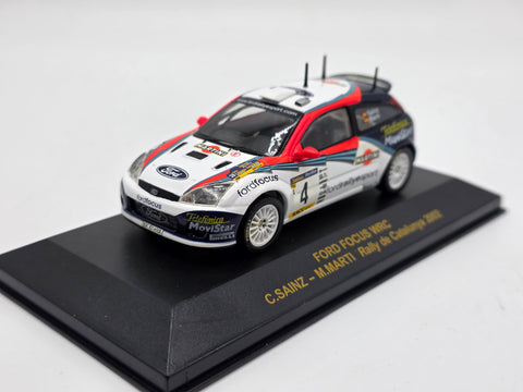 1/43 2002 Ford Focus WRC - Rally de Catalunya - Sainz / Marti | IXO Model Rally Car